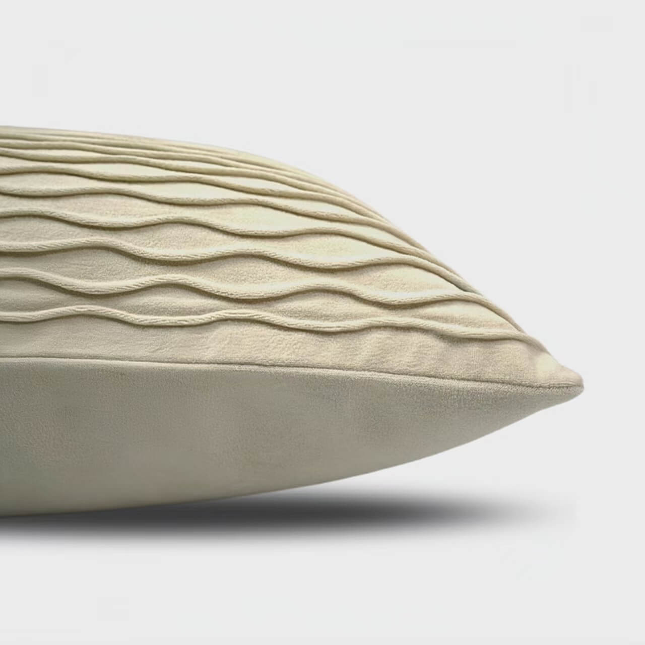 New Beige Wave Pattern Pillow
