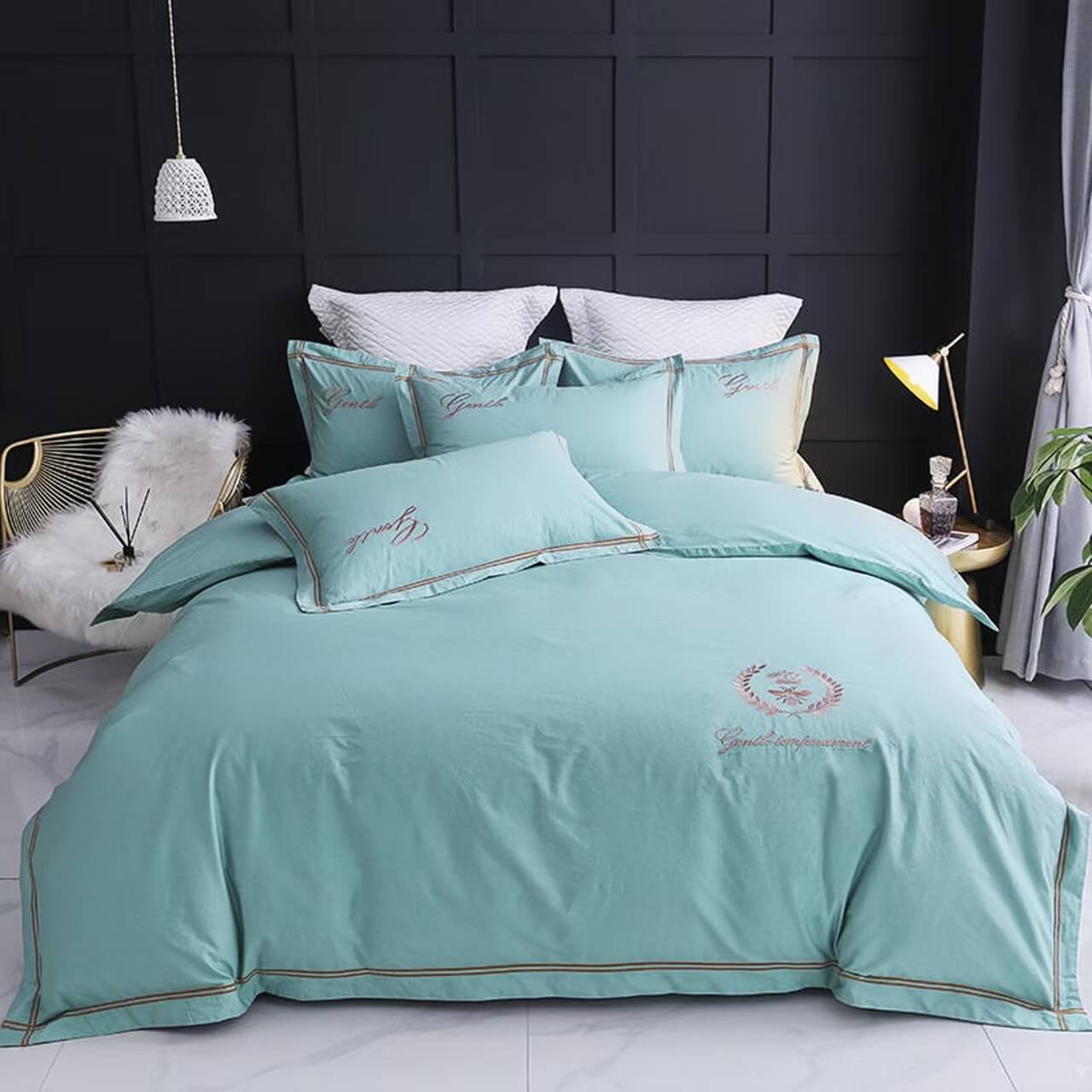 Simple Cotton Four-Piece Set