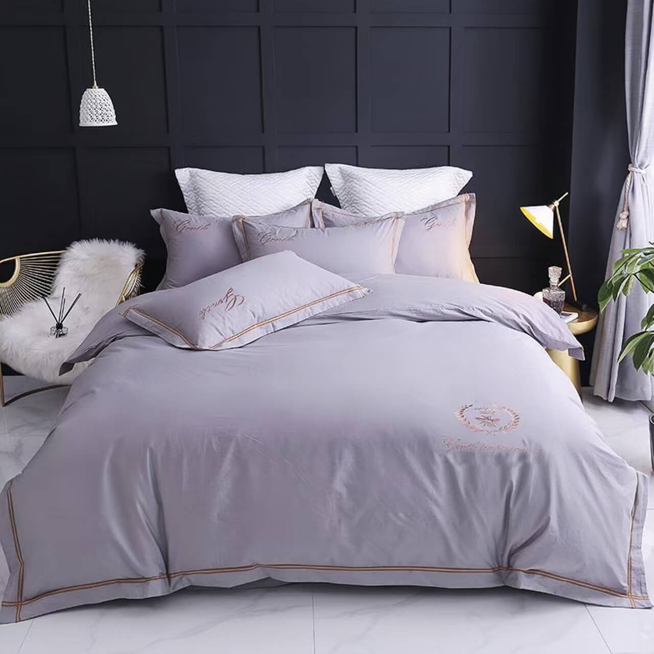 Simple Cotton Four-Piece Set