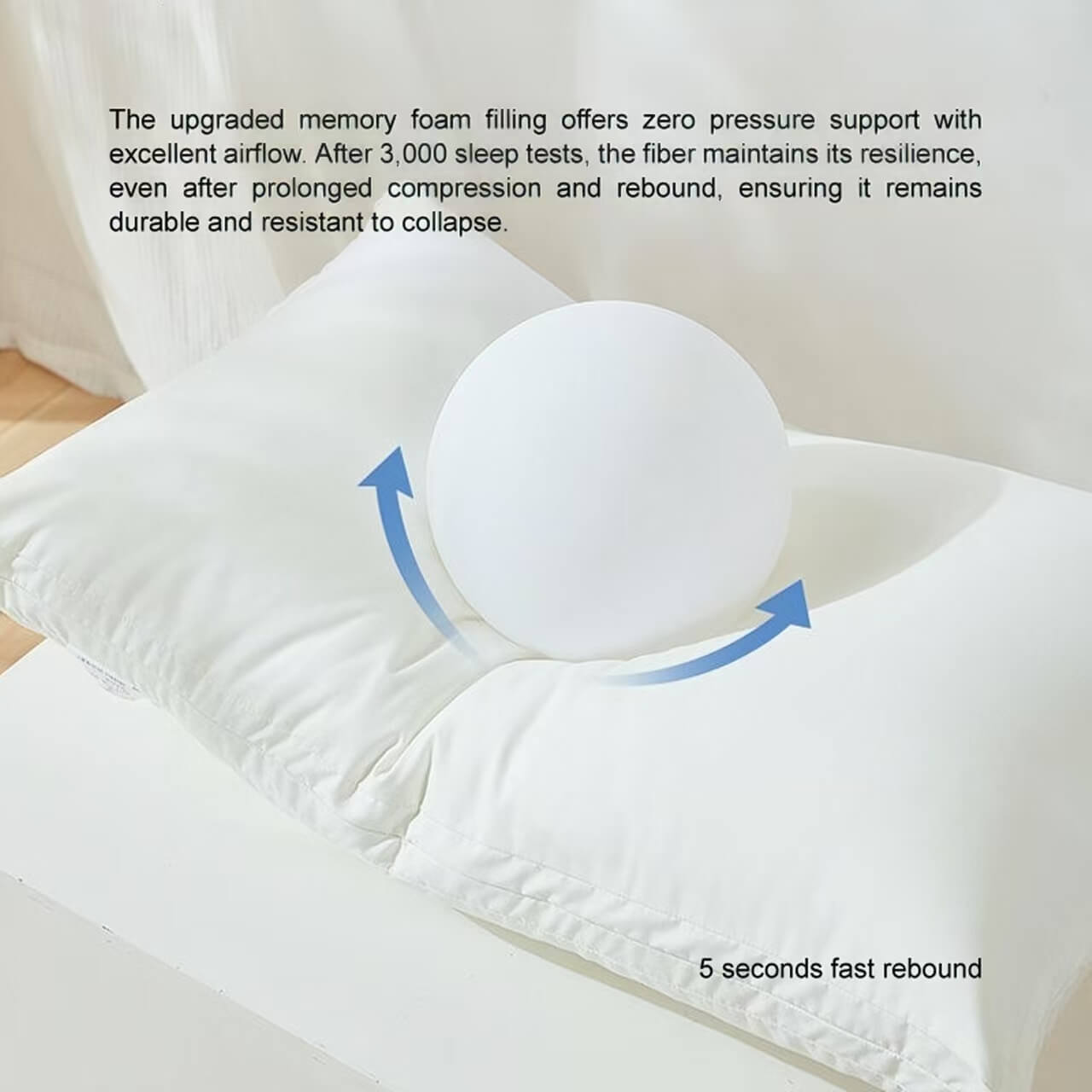 Three-Layer Adjustable Cervical Pillow